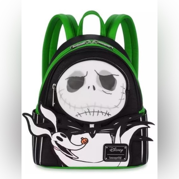 Disney Loungefly Nightmare before Christmas Jack Skellington & Zero Backpack - Picture 1 of 3
